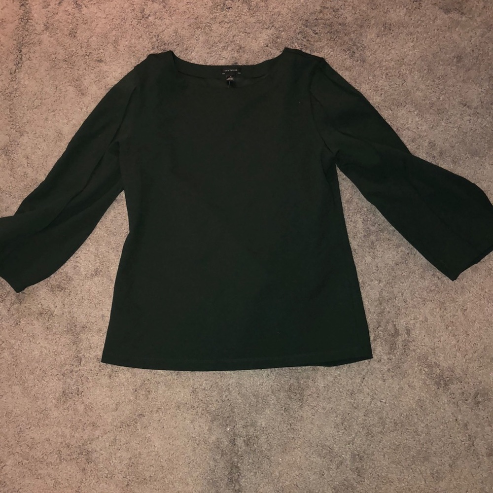 Olive green Ann Taylor blouse